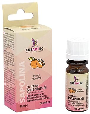 Artidee CREARTEC Fruchtiges Seifenduftöl - Duftnote: Orange - zur Herstellung individueller Seifen - 10 ml - Made in Germany