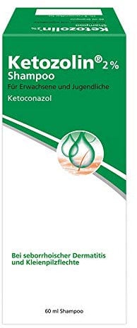 Ketozolin 2% Shampoo gegen Schuppen und Hautpilz 60ml