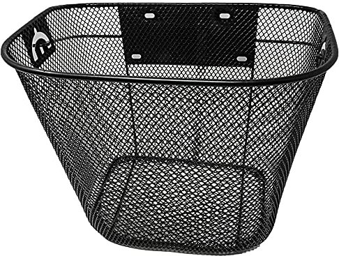 Laxzo ® Universal Front Basket, Removable Detachable Waterproof No-Rust Platicized Metal Wire Carrier For Man And Woman Bike - Bicycle Rack For Cycling, Shopping And Your Pet