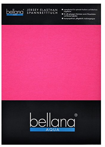 Bellana® Aqua Jersey Multifunktions-Spannbettlaken für Wasserbetten in Normal- und Übergrößen, 90-100-120x200-220 cm in Fuchsia