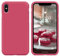 SURPHY für iPhone XS/X Hülle Silikon, Stoßfest Handyhülle iPhone XS/X Case aus Flüssigsilikon Schutzhülle mit weichem Mikrofaser-Kissen, 5,8 Zoll, Hibiskus