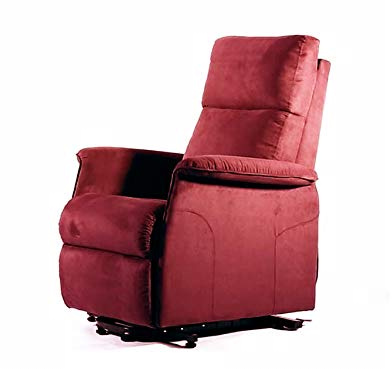 Gima - Sessel Arianna 2 Motoren, höhenverstellbar und zurücklehnen, Menschen Heben, mit Fernbedienung, Weinrot Farbe, mit extra anhebbarer Fußstütze, Maximale Kapazität 150 kg