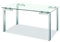 - Grupo SDM - Mesa de Comedor Lainey Acero/Cristal (140x80)
