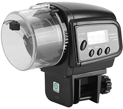 Aquarium Futterautomat Futterspender, Automatische Fischfütterung Timer Fischfutter Spender Aquarium Tank Auto Feeder
