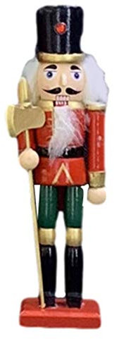 moonship Soldato Schiaccianoci Rosa, Soldato Schiaccianoci Natale Alto In Legno, Soldato Natalizie Per Schiaccianoci, Schiaccianoci Soldato Di Legno Classico Per Decorazione - 8cm/25cm/36cm