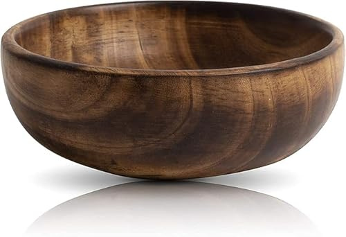 Beautiful Handmade Decorative Wooden Snack Serving Bowl For Dry Fruits Chips Coffee Table Countertop Display Key Bowl Tableware Kitchen Living Room Home Decor Accents Dinnerware