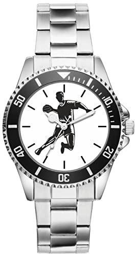 KIESENBERG Herrenuhr Handball Handballspieler Fan Armbanduhr Geschenk Analog Quartz Metallband Uhr 21161