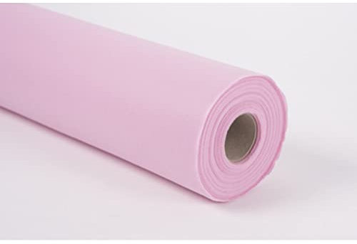 Rotolo Tovaglia Tessuto Non Tessuto Usa e Getta (80cm per 20 Metri) Tovaglia TNT Monouso, Alternativa Premium alla Tovaglia di Carta, Tovaglia Feste Compleanno, Tovaglia Natalizia (Rosa Pastello)