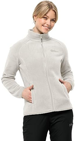 Jack Wolfskin Damen Moonrise Fz W Fleece-Jacke, Dove, XL