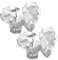 UKCOCO 1 Paar Toilettenpresse toilettenbauteile Toilettenzubehör Toilettenknopf-Assistent druckknopfhilfe Tasten Toiletten Ersatzteile Toilettenwassertank Druckknöpfe leichter Luxus Hilfs