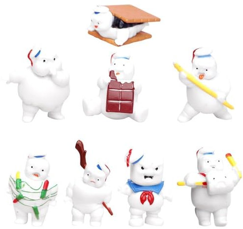 8PCS Ghost busters Cake Topper, Ghost busters Action Figures Cake Toppers Auto-Ornament Geburtstags Party for Baby Shower Party Decoration Figuren Party Kuchen Dekoration Lieferungen Cake Topper