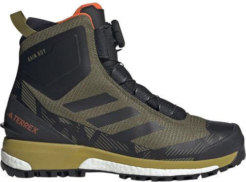 Adidas Herren Terrex Conrax Boa Rain.Rdy Hiking Shoes Sneaker, Focus Olive/Core Black/Pulse Olive, 44 2/3 EU