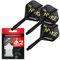 Target Darts Luke Littler K Flex Flights and Shaft System, Nr. 2 (Intermediate, 26 mm) | 3er-Pack Kflex All In One Flights, The Nuke Player Edition Darts Accessories | K-Flex Dart Stem