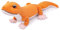 lilizzhoumax Fettschwanzgecko Plüschtier 15.7” Simuliertes Tier Kawaii Gecko Kuscheltier Realistische Plüsch Reptil Spielzeug für Wilde Tiere Geschenk für Kinder Stofftier Geburtstagsgeschenk Orange