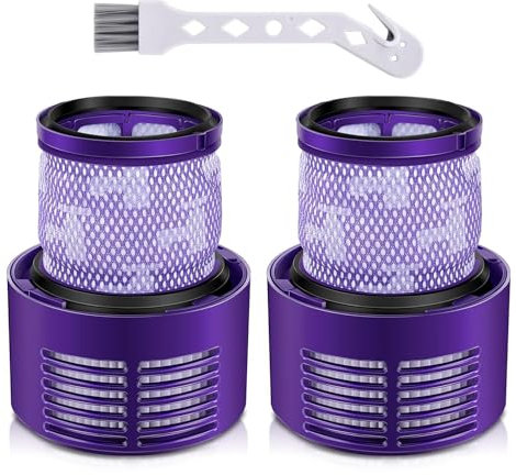 Filtres pour Dyson V10, Filtres de Rechange pour Dyson V10 Cyclone Series, V10 Absolute, V10 Animal, V10 Total Clean, SV12, Pièce de Rechange n° 969082-01