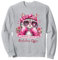 Combattre le Cancer du Sein en Octobre Ruban Rose 2024 Sweatshirt