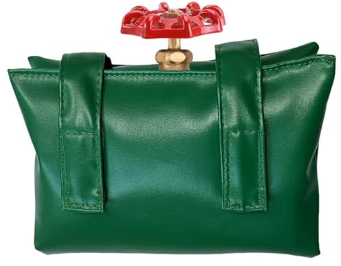 POPOYU 1 housse de robinet d'extérieur pour l'hiver, housse de robinet d'extérieur verte protégera votre robinet extérieur, housse de protection isolée contre le gel, housse thermique imperméable et