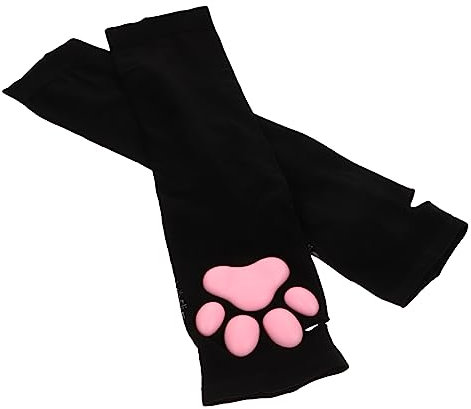 WOFASHPURET 1 Paar 3d-katzen-pad-handschuhe Damen-cosplay-fäustlinge Kätzchenpfoten-fäustlinge Für Dekoration Und Halloween