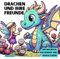 Drachen und ihre Freunde: Ein Malbuch für Kinder und Erwachsene