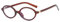 Saituo Home Blaulichtfilter Brille Damen,Vintage Oval Blaulichtbrille Damen Brille Ohne Stärke Damen Anti-Ermüdung,Augenschutz für Handy,Computer Und TV(braun)
