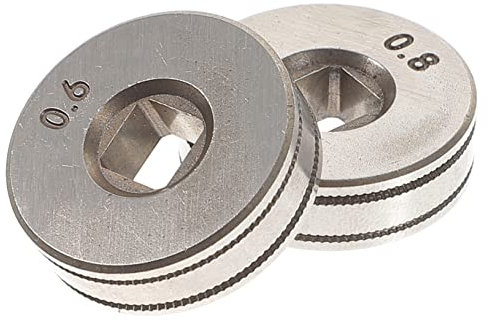 STOBAZA 2stücke Drahtvorschubantriebsrollen Rollenräder Schweißdrahtvorschubrolle Schweißerdrahtvorschubantriebszubehör Umlenkrollen Für Kabel Schweißdrahtvorschubradrolle Schweißräder