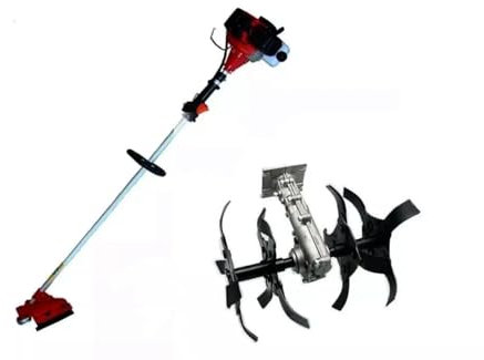 Decespugliatore/Tagliaerba/Rasaeraba/Motore 2 tempi a scoppio 52 cc più zappetta