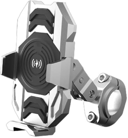 Aluminum Shockproof Waterproof 15W Wireless Charger Motorcycle Phone GPS Holder Navigation Bracket Cellphone Mount Bracket Navigation Motorcycle