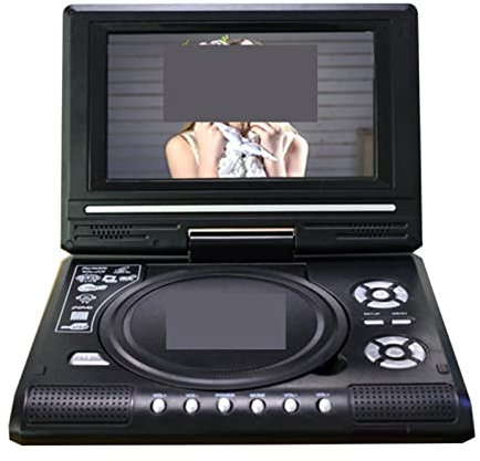 KJUEQ Portable DVD Player Remote Controller Game Pad Support USB/SD Card Multiple Disc Formats For Dorm Home
