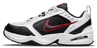 Nike Herren Air Monarch Iv Sneaker, Weiß Schwarz, 45 EU