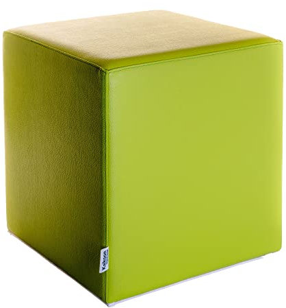Kaikoon Sitzwürfel Sitzhocker Hocker Würfel Cubes Messe 43 cm x 43 cm x 51 cm hell Grün