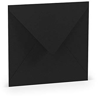 Briefhülle Quadrat schwarz