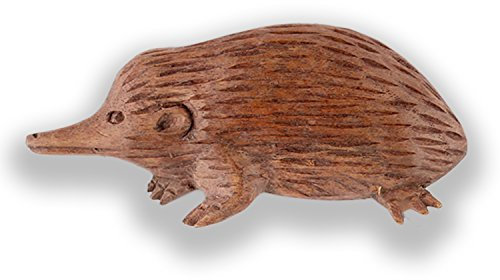 ART-CRAFT Handgeschnitzter Holz-Tier-Magnet Memo-Clip Igel
