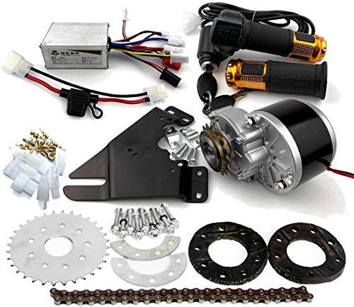 L-faster Neue Ankunft 250W elektrischer Umwandlungs-Installationssatz für allgemeines Fahrrad-linker Ketten-Antrieb kundengebunden für elektrisches gearedes Fahrrad-Schaltwerk (Twist Kit)