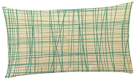 alkyoneus schlichtes Design Rechteck Kissen Fall Sofa Taille Überwurf Kissenbezug a