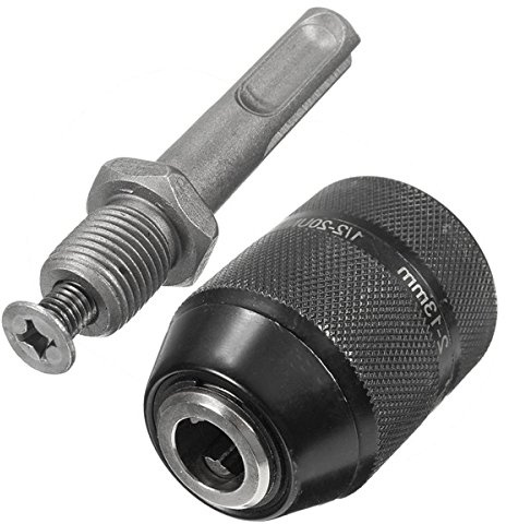 EsportsMJJ 2-13mm capacité de Foret sans Keyless mandrin Adaptateur de Marteau perforateur pour perceuse à Main