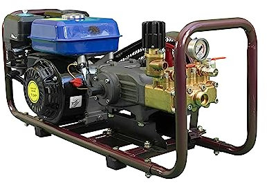 Sulfatadora a Gasolina BRACOG OS-S30-K | Motor 4 Tiempos 210cc 7CV, Presión 40–60 Bares, Caudal 20–40 L/min, Manguera 50 m | Pulverizador Profesional