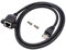 AAOTOKK Cat 6 Ethernet Réseau Câble, RJ45 Mâle à Femelle Connecteur Réseau Ethernet Blindé Vis Extension Câble Montage sur Panneau pour Routeur, Modem,TV Box Consoles (1M / 3ft)