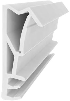 Flügelfalzdichtung für Holzfenster – Weiß - 6 Meter - 18 mm Falzhöhe - 4-5 mm Nutbreite - Fensterdichtungen Holzfenster - Fenster Dichtung