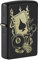 Zippo Gambling Design Black Matte Pocket Lighter Black Matte Gambling One Size