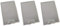 Ufixt 3 x Cooker Hood Metal Grease Filter 210mm x 320mm Fits AEG, Ariston, Atag, Baumatic, Beko, Belling, Bosch, Candy, Cannon, Cerama and Comet