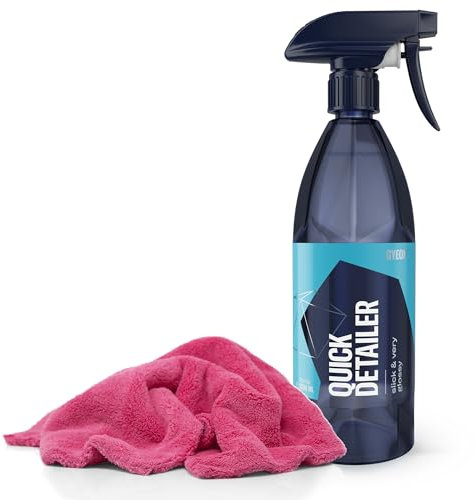 detailmate Gyeon Quick Detailer Set: Gyeon Q²M Quick Detailer 1L + Mikrofasertuch Superflausch 550GSM