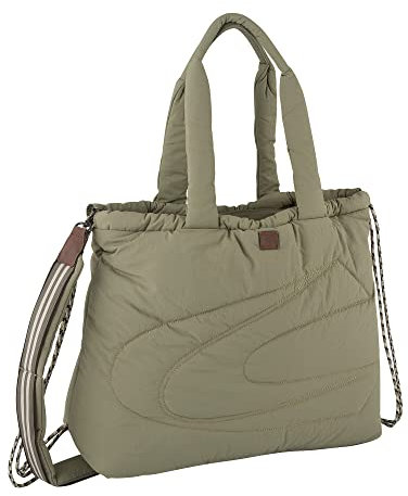 camel active, Claire, Damen, Shopper, L, Grün, 44x17x37 cm