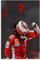Iooie Leinwand Bilder Kunst Kimi Räikkönen und Bild für die Dekoration des Esszimmers Malerei Poster Druckt Gedruckte 23.6x35.4(60x90cm) Kein Rahmen