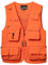 KTWOLEN Herren Anglerweste Sommer Leicht Schnelltrockenweste Funktionsweste Outdoor Fotografie Hundesport Weste Ärmellos Safari Weste mit Viele Taschen, Orange, XXL