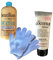 Treaclemoon Bundle of Brazilian Shower and Bath Gel (500 ml) My Coconut Island Body Scrub (225 ml) with a Pair of Exfoliating Gloves.