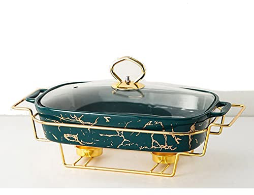 Scaldavivande contenitore termico in ceramica Chafing Dish per buffet Scalda Vivande Termostato temperatura termico aree per la colazione in hotel,brunch,servizi di catering,feste,matrimoni