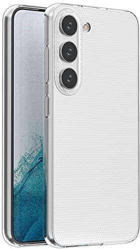 CoolGadget Handyhülle für Samsung Galaxy S23 Ultra Dünn Transparent | Slim Case aus flexiblem TPU, federleicht, kaum sichtbar, kratzfest, minimalistisch