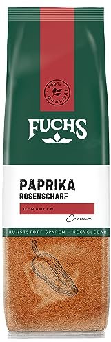 Fuchs Gewürze - Paprika rosenscharf im recyclebaren Nachfüllbeutel - 55 g