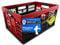KiNDERWELT Robuste Profi - Klappbox 45 L bis 50 kg - Faltbox, Kiste, Korb zur Aufbewahrung, Transport - anthrazit/rot
