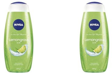NIVEA Duschgel Lemongrass & oil 500ml (Packung mit 2)